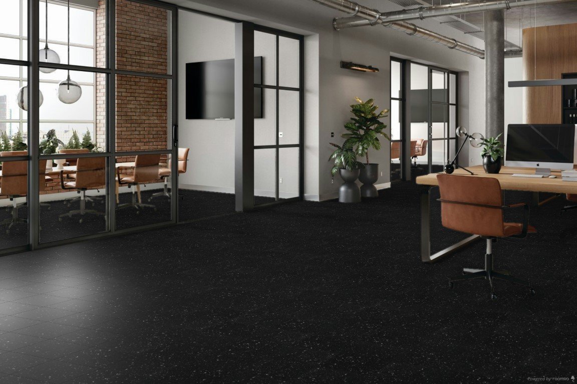 Flooring Store in Kitchener Waterloo Region | Petun Flooring | AHF Contract Iliad Collection VCT – CR006 Imperial BlackWe supply your flooring needs and install them for youCR006-imperial-black-ahf-contract-vct-vinyl-composition-tile-petun-flooring-store-in-kitchener-waterloo-region-2 AHF Contract Iliad Collection VCT – CR006 Imperial Black - Image 2