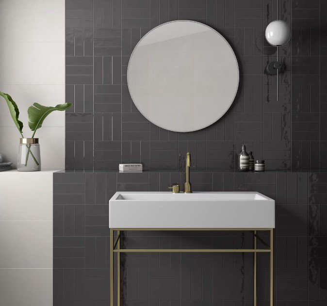 Flooring Store in Kitchener Waterloo Region | Petun Flooring | Planchers 1867 Jubilee Collection Will Tile – BlackWe supply your flooring needs and install them for youblack-planchers-1867-jubilee-collection-wall-tile-petun-flooring-in-kitchener-waterloo-region-wall Planchers 1867 Jubilee Collection Will Tile - Black - Image 2