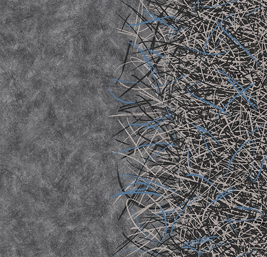 Forbo Flocked Created By Starck - 312004 Vortex Blue A2