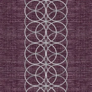 Forbo Hospitality Geometric - 244001 Apollo Border Burgundy