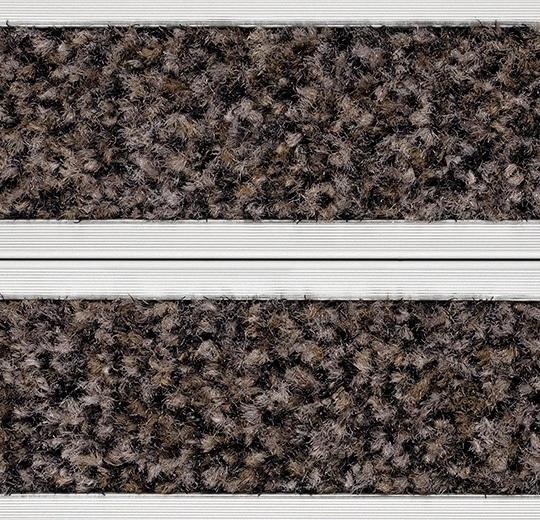 Forbo Nuway Grid - 151691 Grid 12mm Brush Shark Grey