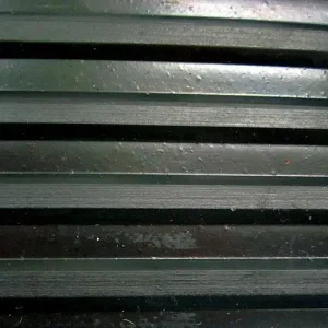 Forbo Matting Canda Runner- RR01 Black Wide Ribbed