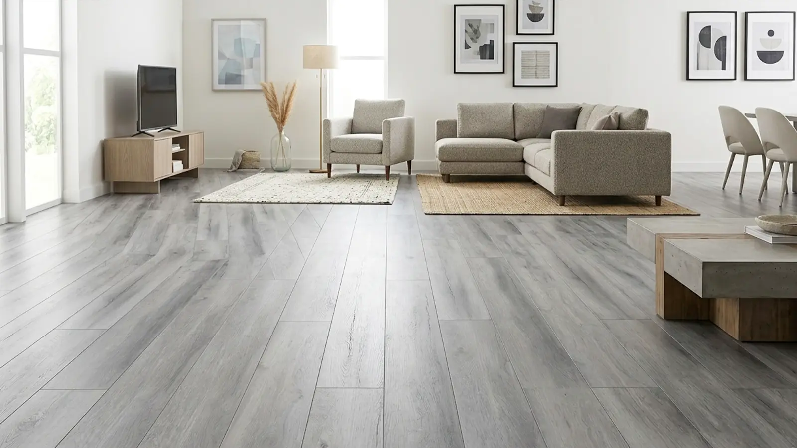 Hardwood floor gaps caused by seasonal expansion and contraction during Ontario winter due to forced air heating