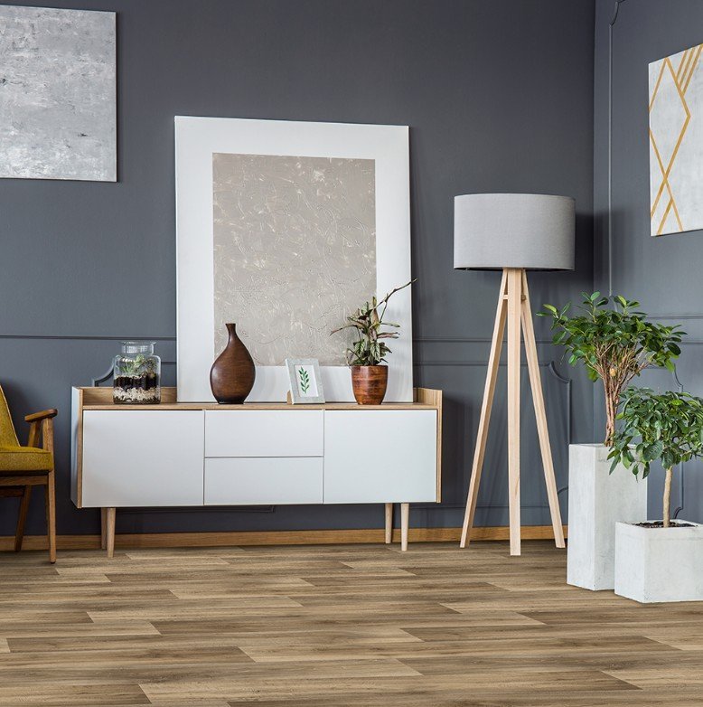 Fable Oak Peanut U0070 Beaulieu Sheet Vinyl Reflect+ Collection - Image 2