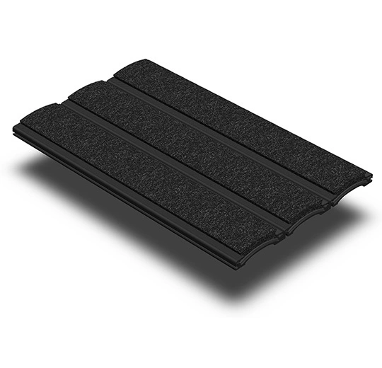 Forbo Black Anodised - 238364 Grid Black Ano-4730 Raven Black