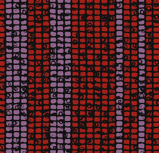 Forbo Flocked Flooring By Tibor - 980412 Mosaic Raspberry Stripe