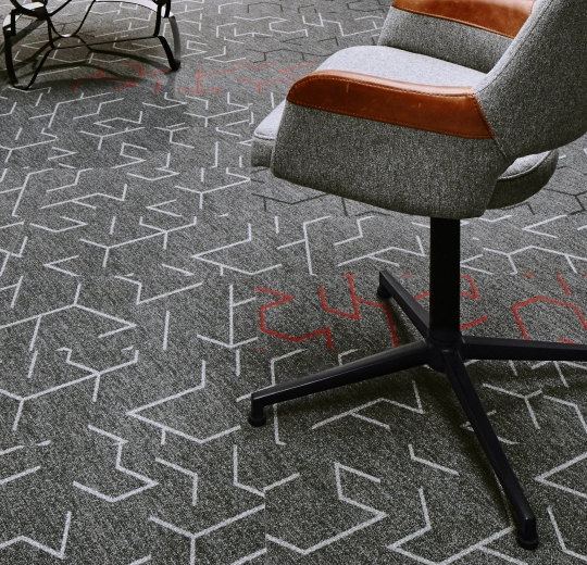 Forbo Flooring Triad Planks - 131011 Triad Red Line