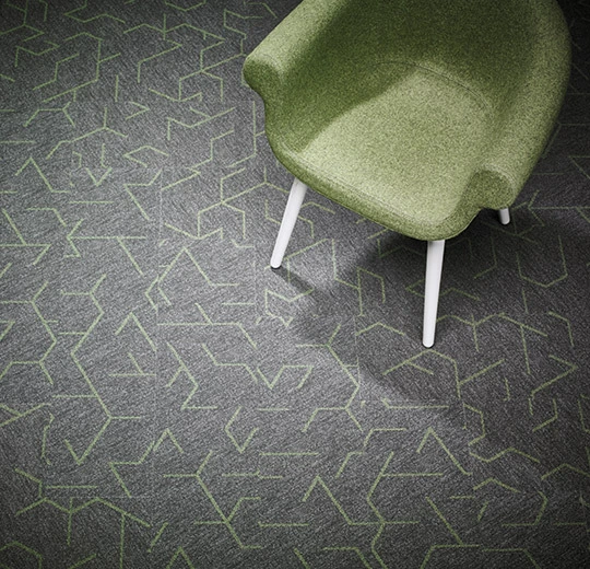 Forbo Flooring Triad Planks - 131013 Triad Green Line