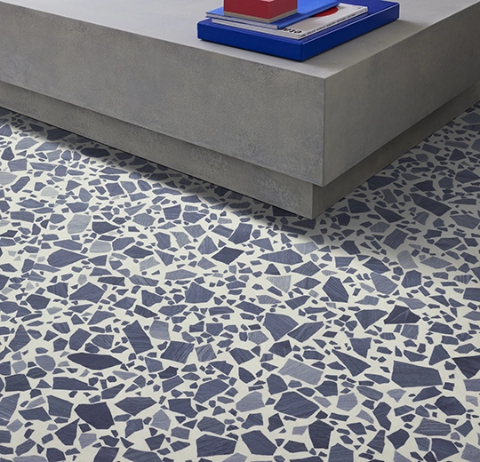 Forbo Flooring Vinyl Sheet Wood - 36612 Denim Wood Mix
