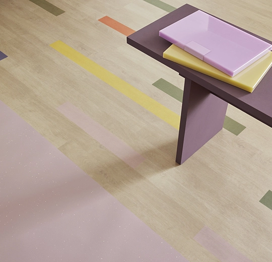 Forbo Flooring Vinyl Sheet Wood - 36942 Colourful Planks