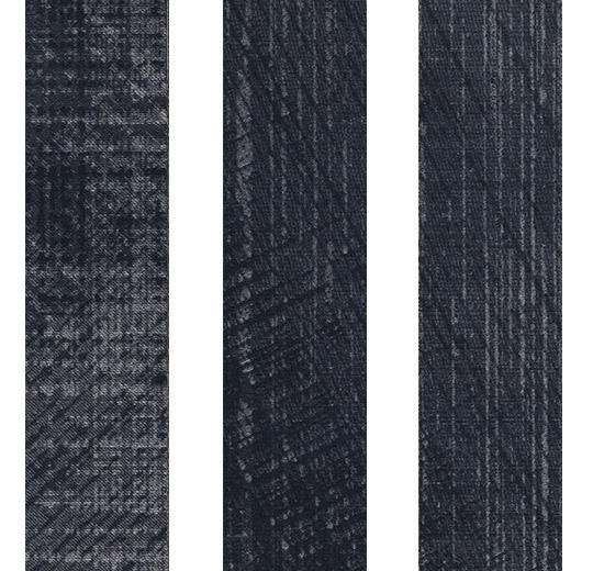Forbo Flotex Flooring Refract Planks - 137001 Refract Obsidian
