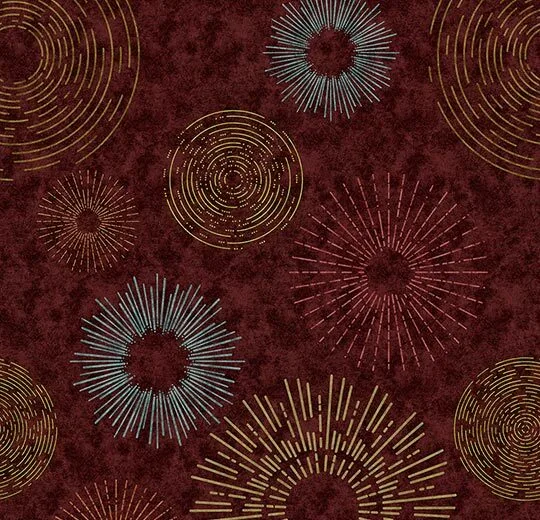 Forbo Flotex Hospitality Statement - 262202 Bellagio Red Roulette