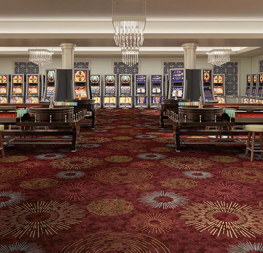 Forbo Flotex Hospitality Statement - 262202 Bellagio Red Roulette