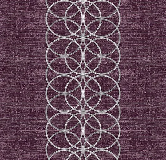 Forbo Hospitality Geometric - 244001 Apollo Border Burgundy