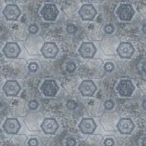 Forbo Hospitality Geometric - 255104 Enigma Large Navy