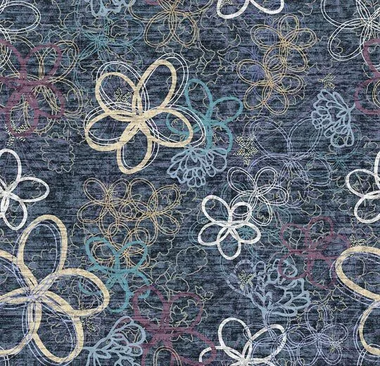Forbo Hospitality Leisure Floral - 241001 Bloom Navy