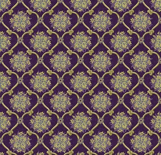 Forbo Hospitality Leisure Floral - 253103 Chambord Prune