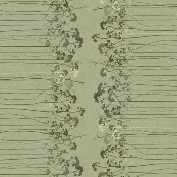 Forbo Hospitality Leisure Floral - 254202 Elder Border Pistachio