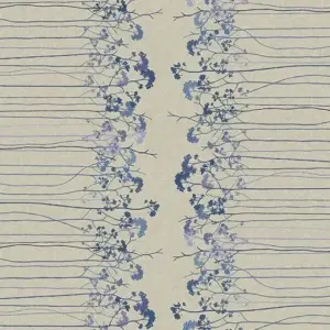 Forbo Hospitality Leisure Floral - 254203 Elder Border Blueberry
