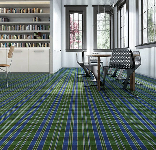 Forbo Hospitality Leisure Textile - 590037 Plaid Evergreen
