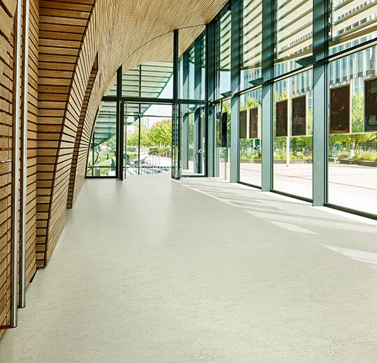 Forbo Marmoleum Acoustic linoleum Decibel - 386035 Silver