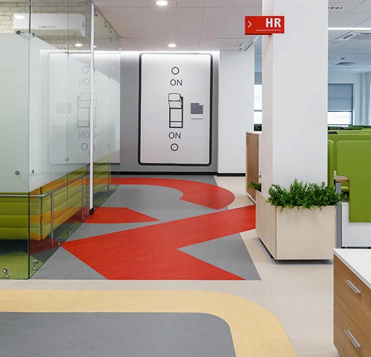 Forbo Marmoleum Decibel On Order - 313135 Scarlet