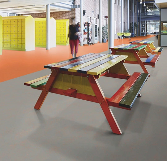 Forbo Marmoleum Decibel On Order - 371235 Orange Shimmer