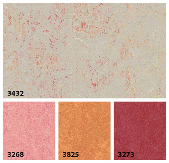 Forbo Marmoleum Marbled Splash - 3432 Fruit Punch