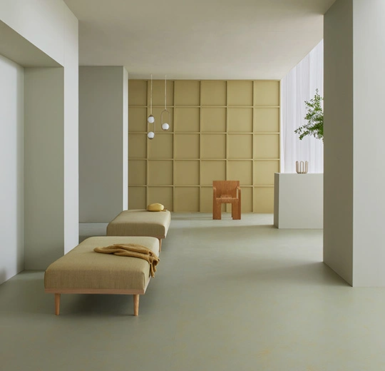 Forbo Marmoleum Solid Concrete - 3733 Yellow Shimmer