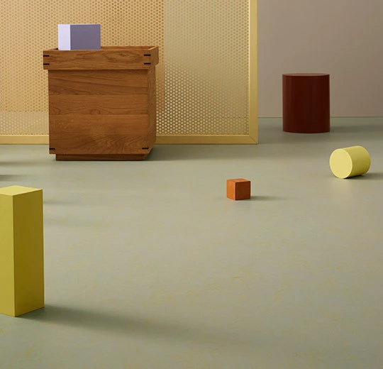 Forbo Marmoleum Solid Concrete - 3733 Yellow Shimmer