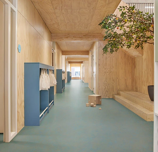 Forbo Marmoleum Solid Concrete - 3763 Blue Shimmer