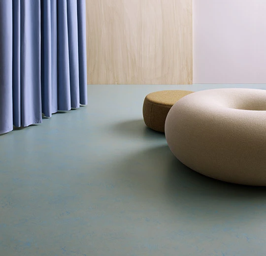 Forbo Marmoleum Solid Concrete - 3763 Blue Shimmer