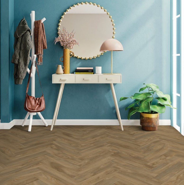 Landmark Brown B-0144 Beaulieu Sheet Vinyl Blacktex Collection - Image 2