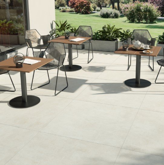 Banas Stones Outdoor Tile - Bianco