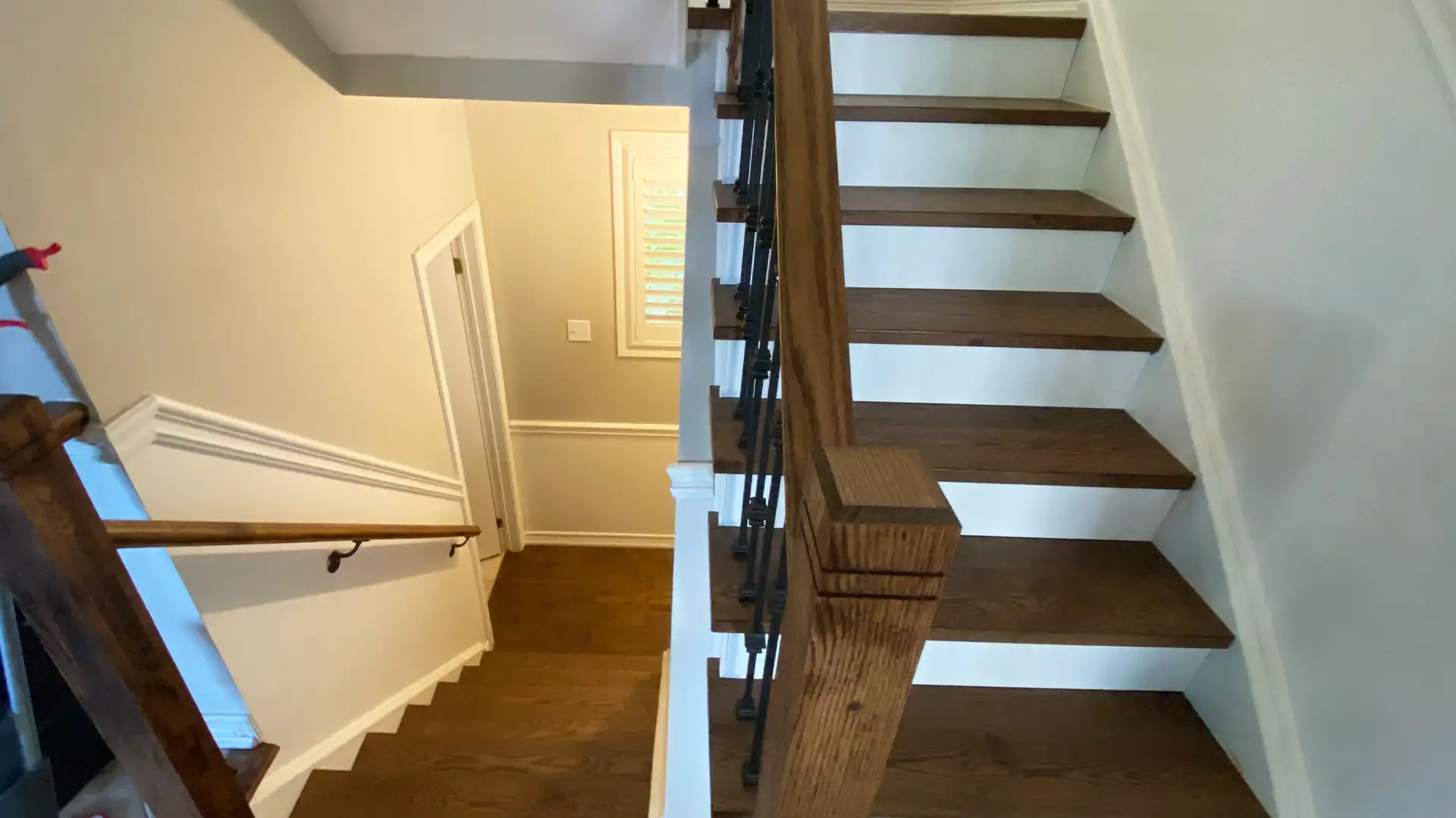 Custom Hardwood Stair Installation for a Residential Home in Cambridge by Petun Flooring