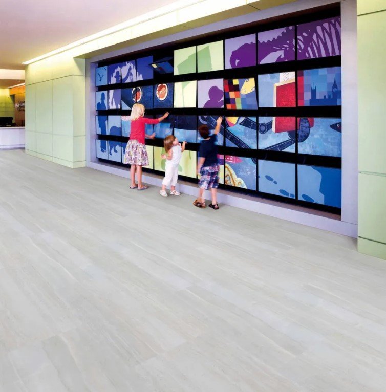 Fuzion Flooring SmartDrop Elite Tile Loose Lay – Chalk 5mm - Image 2