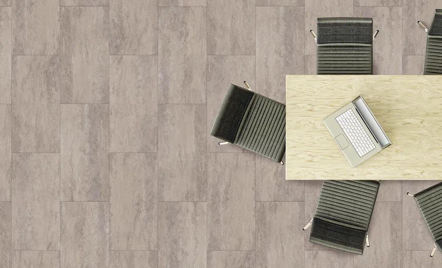Fuzion Flooring SmartDrop Tile Loose Lay – Fossil 5mm - Image 2