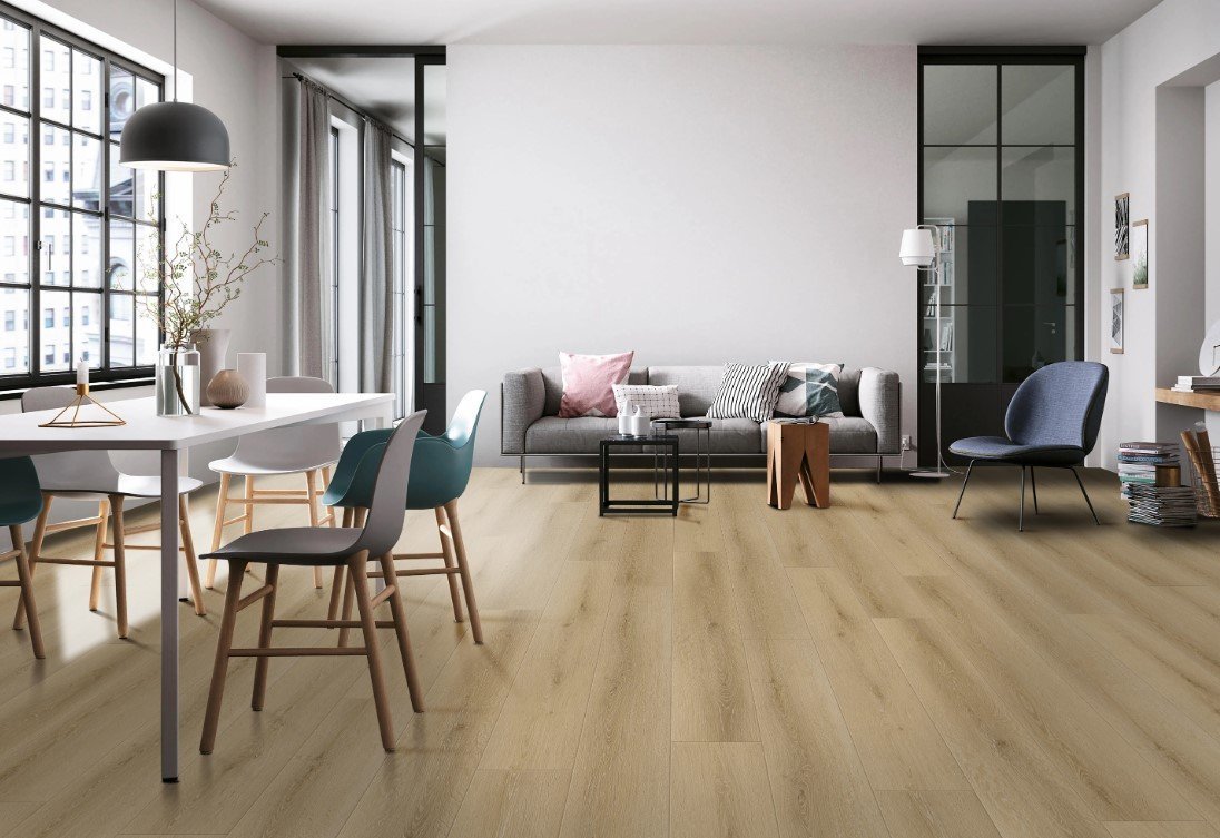 Fuzion Flooring Hardcore 3DGE Collection - Almond Butter