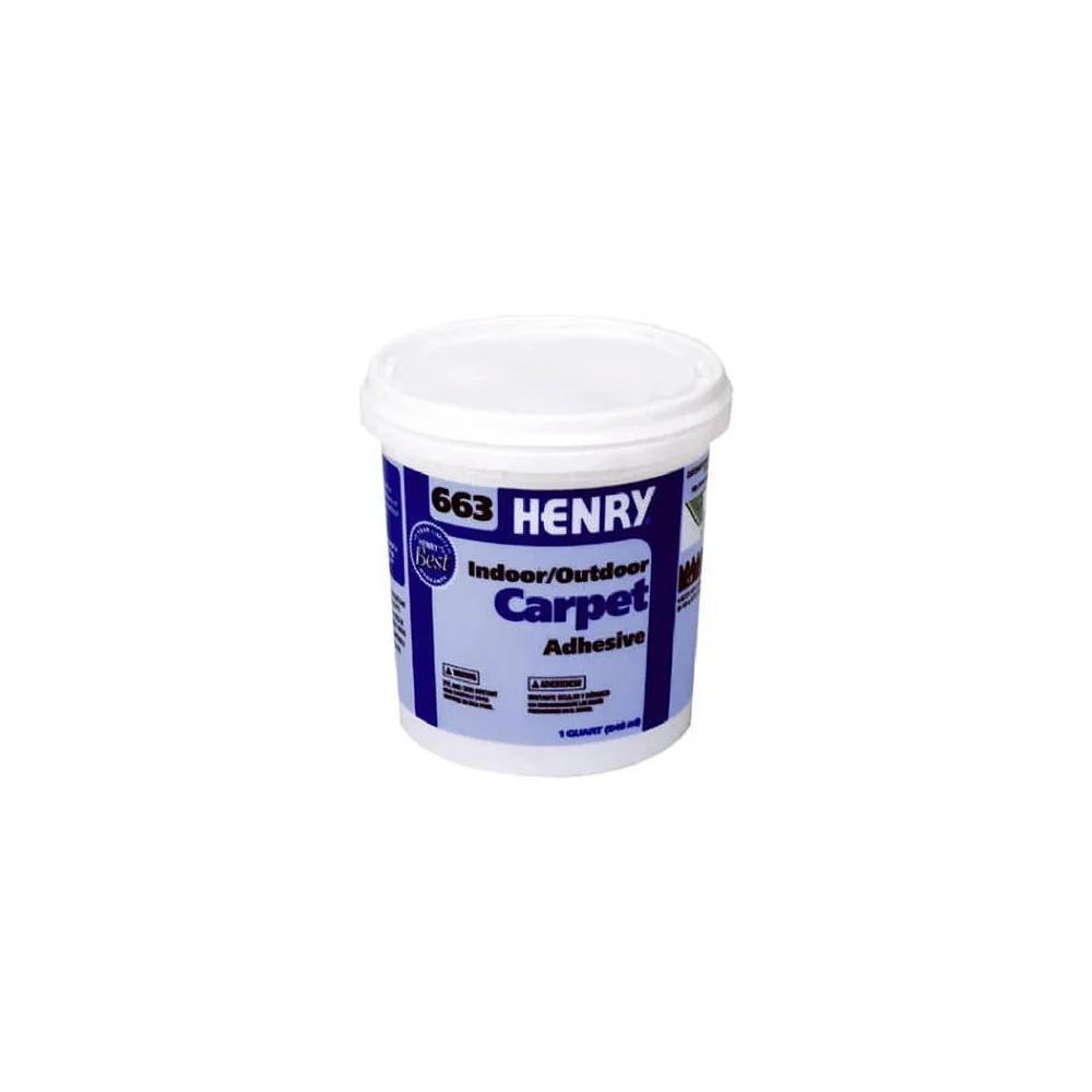 Henry 663 outdoor carpet adhesive 3.78 L for weatherproof exterior carpet bonding