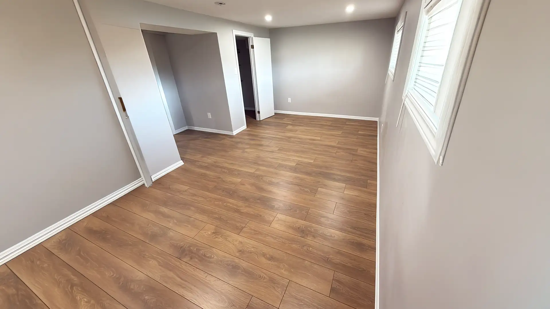 Laminate Flooring Installation in a Residential Home in Kitchener by Petun Flooring