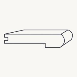 Flushmount Stair Nose - Round Fuzion