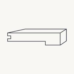 Flushmount Stair Nose - Square Fuzion