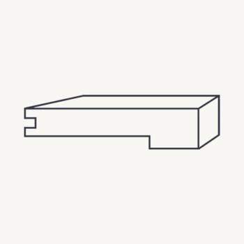 Flushmount Stair Nose - Square Fuzion