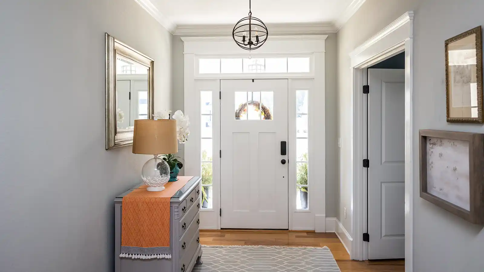 Luxury vinyl plank flooring installed in a Canadian mudroom offering waterproof protection and durability against muddy boots, snow, and daily winter traffic.