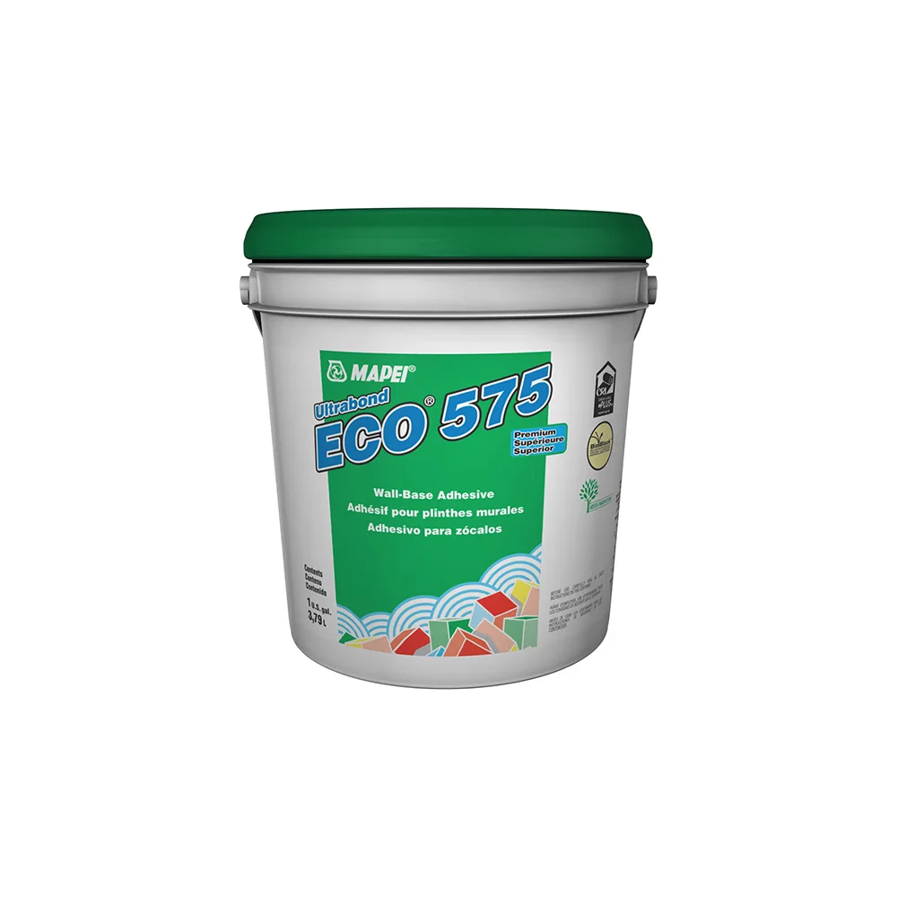 Mapei Ultrabond ECO 575 premium wall base adhesive 3.79 L for large commercial installs