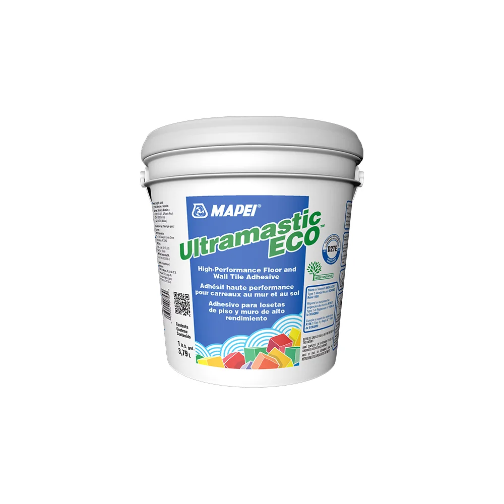 Mapei Ultramastic ECO floor and wall tile adhesive 3.79 L for residential tiling projects
