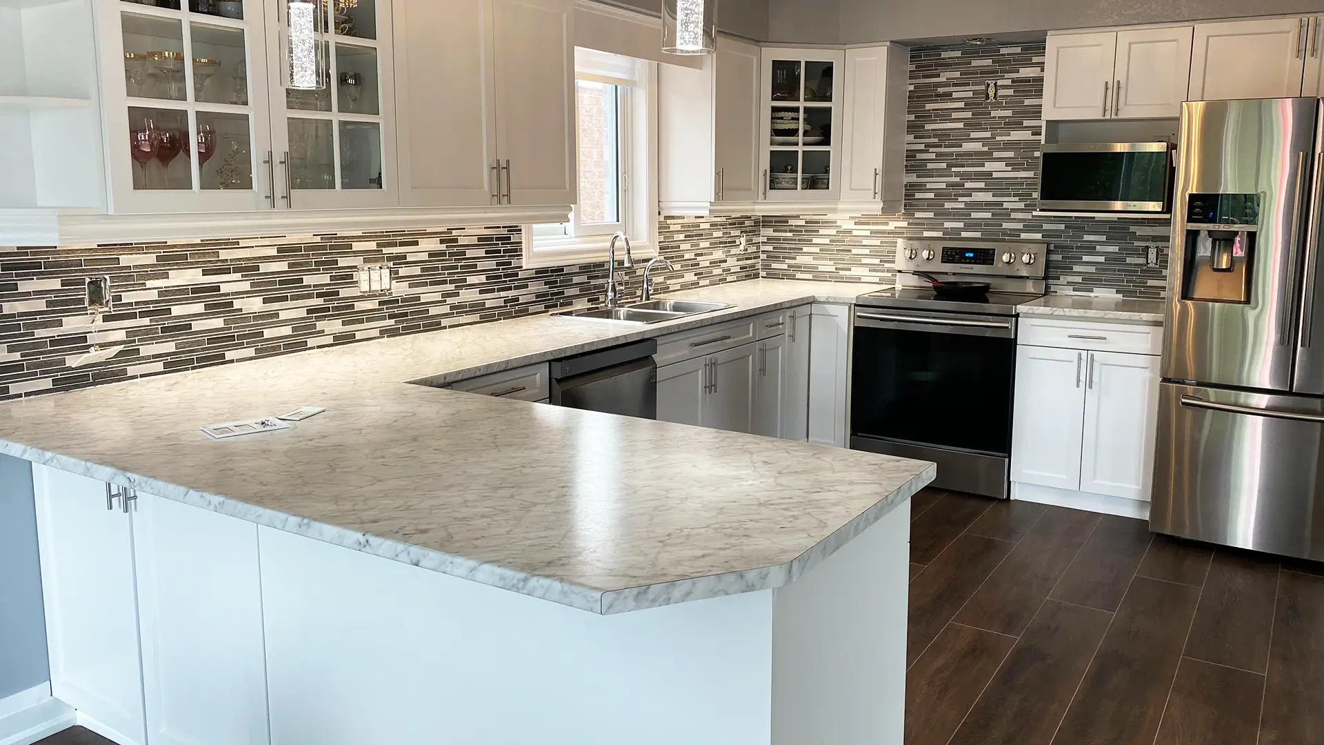 Residential Kitchen Backsplash Installation