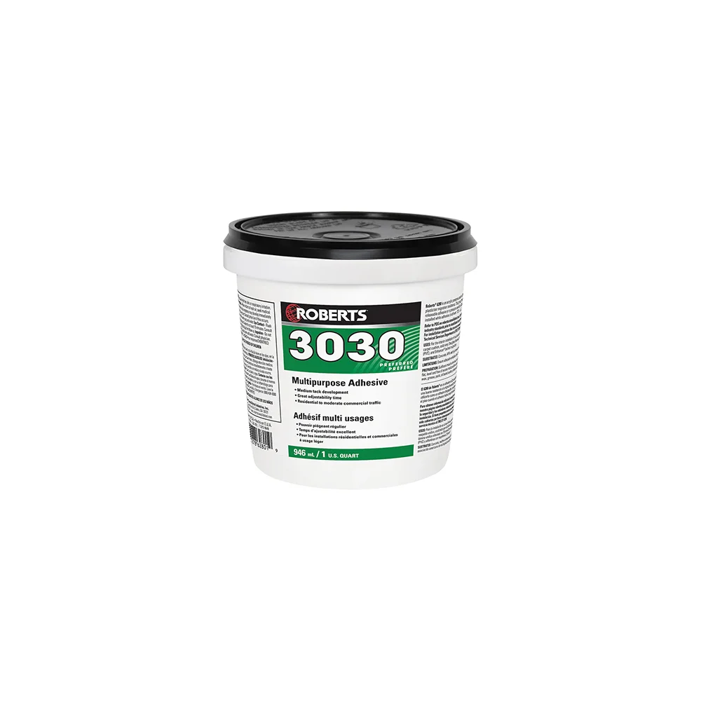 Roberts 3030 multipurpose flooring adhesive 946 mL for hardwood, laminate and resilient floors