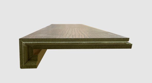 Stair Nosing Square Flush Grandeur Laminate