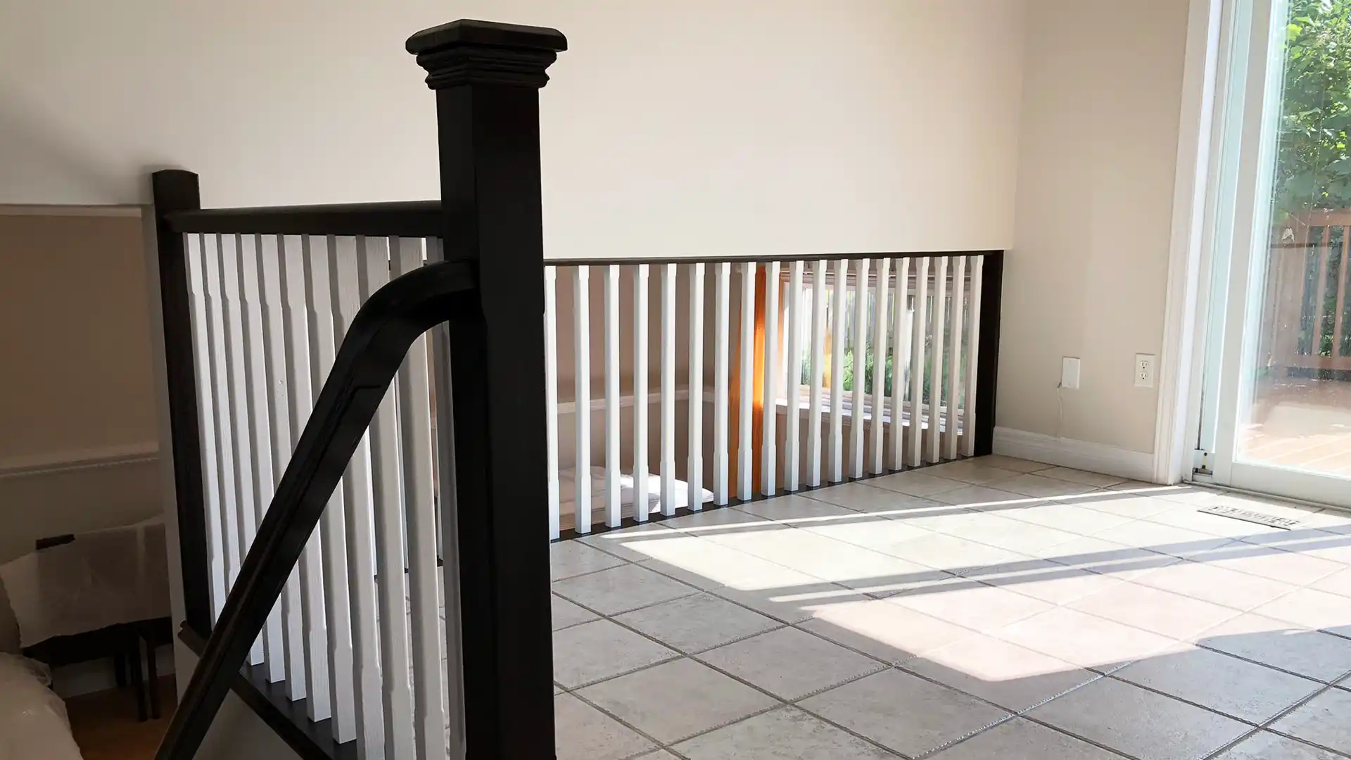Hardwood Stair Tread and Riser Installation in a Waterloo Home by Petun Flooring